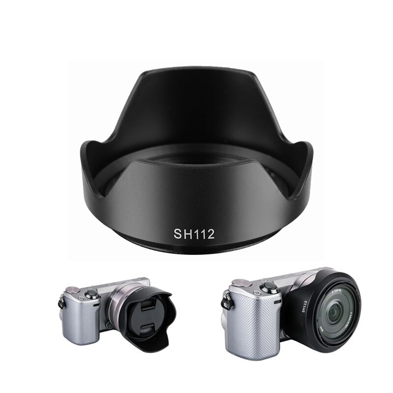 SH112 Zonnekap Vervangen ALC-SH112 Zonnekap 49 Mm Voor Sony E-Mount SEL-1855 18-55 Mm F /3.5-5.6 Oss Lens NEX-5N 5C F3 C3 3C NEX-7