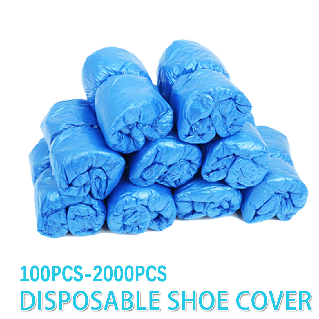 100-2000 stk. / 40 stk vandtætte bagdæksler af plast engangs skoovertræk til hjemmesko / regntiden
