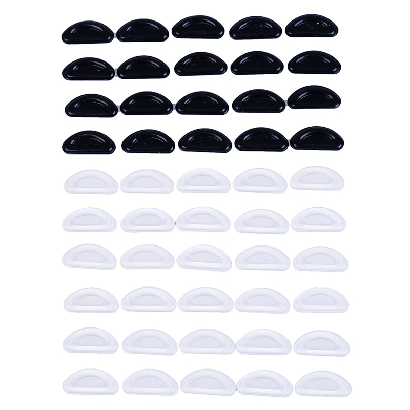 5 paar zelfklevende neuspads antislip siliconen brilpads voor brilaccessoires