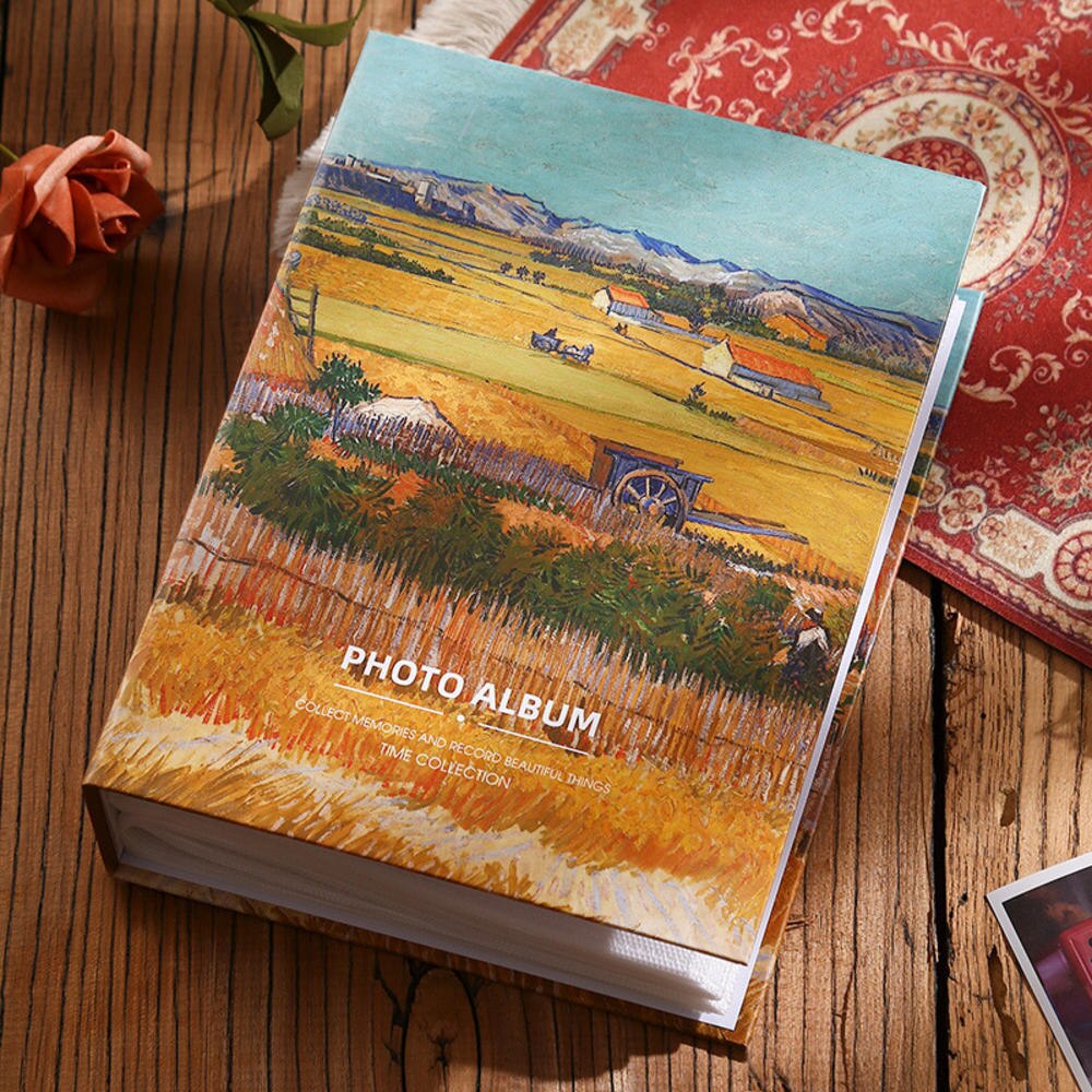 Álbum de fotos con 100 bolsillos, cubierta de artista para fotos de 5/6/7 pulgadas, colección Polaroid, álbum familiar, libro conmemorativo, para niños y mujeres: Gris claro