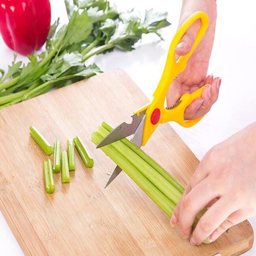 Stainless Steel Multifunction Kitchen Scissors Poultry Shears Chicken Bone Scissors for Cooking Tool