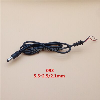 1Pcs Adapter Output Power Cord DC Male Plug with 100cm Cable 5.5*2.5/2.1 4.0*1.7 3.5*1.35 2.5*0.7mm: MULTI
