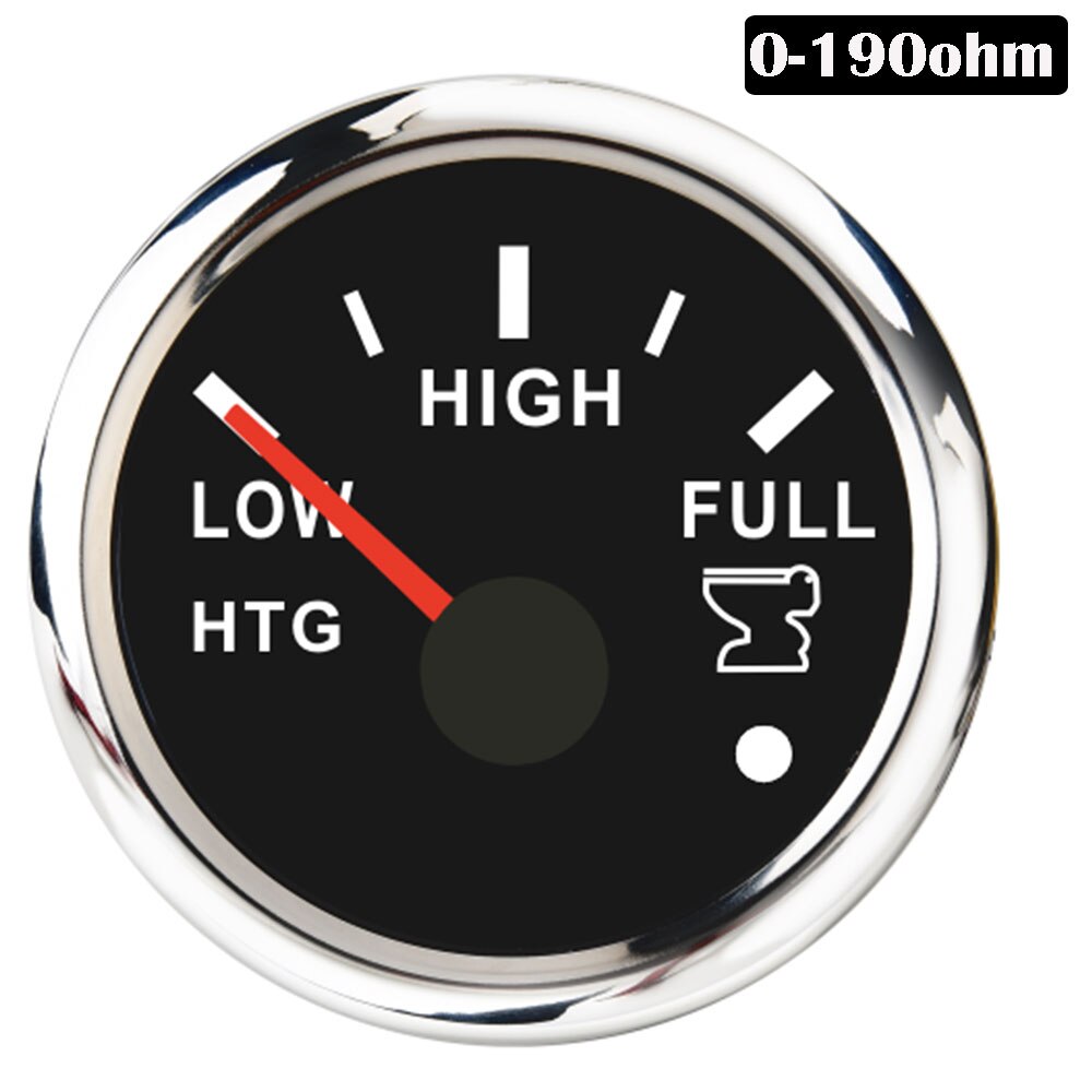 Universal 52MM Digital Car Boat Holding Tank Level Gauge Meter Fit for Boat Water Sender Unit Water Level Sewage Sensor150-500mm: BS 190ohm