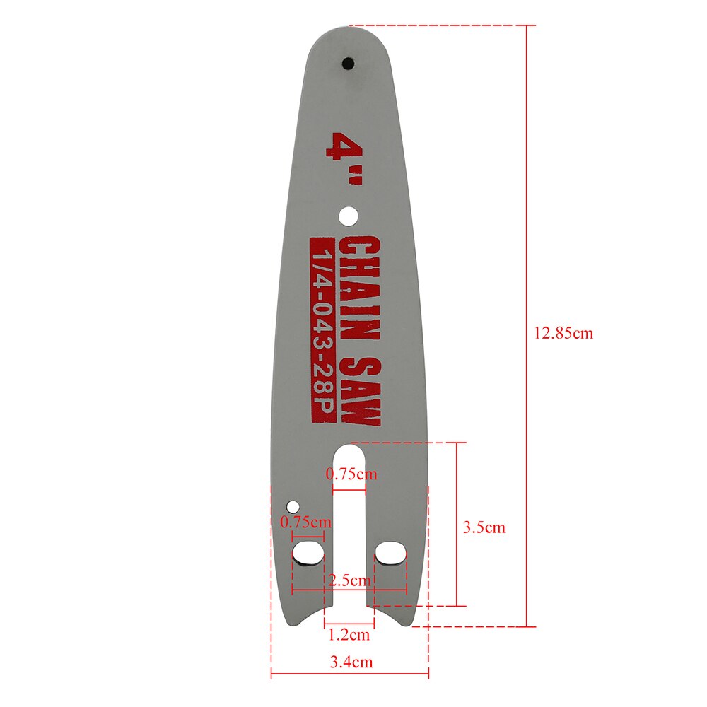 MAKINGTEC 4 inch Chain 6 Inch Replacement Chain Electric Cordless Chainsaw Garden Power Tools One-handed Woodworking Pruning