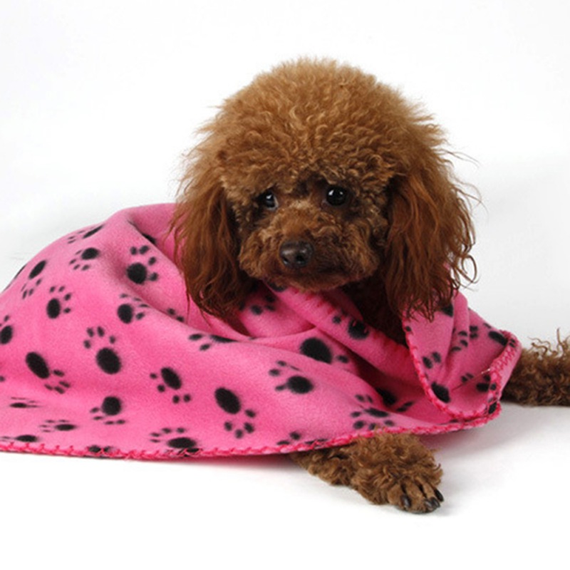 Alfombrilla de lana suave para cama de perro, manta de invierno para Gato , con estampado bonito para cachorro, funda para dormir, toalla, cojín para perros pequeños, suministros