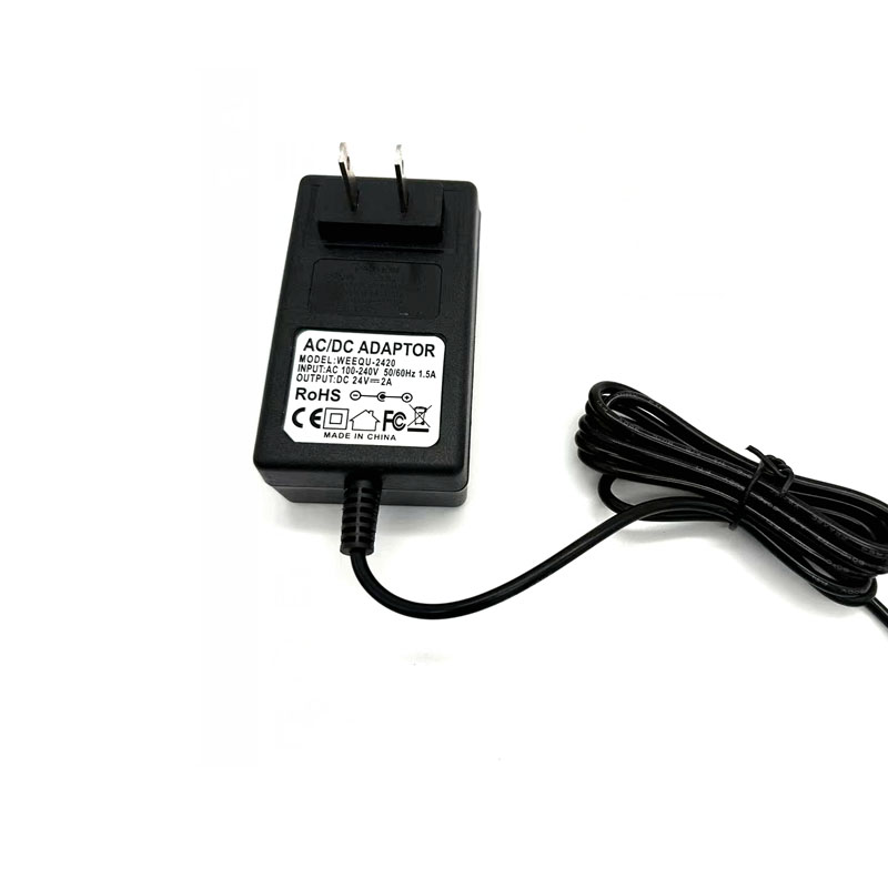 Adaptador de fuente de alimentación Universal, cargador de 24V, 2A, 12V, 3A, 9V, 2A, USB tipo C, DC 5,5mm x 2,1mm/5,5mm x 2,5mm: YELLOW / US