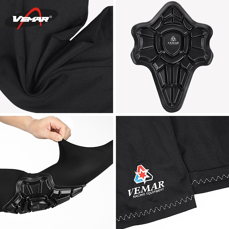 Mangas de hielo anticaída para motocicleta, coderas para montar en moto, Mangas de seda de hielo de alta elasticidad, protector solar que absorbe el sudor en frío