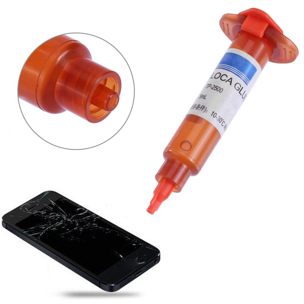 Smartphone-reparaturwerkzeug tp -2500 lokaler uv-kleber flüssiger optisch klarer klebstoff uv-kleber zur reparatur von handyglaslinsen 5ml 10ml