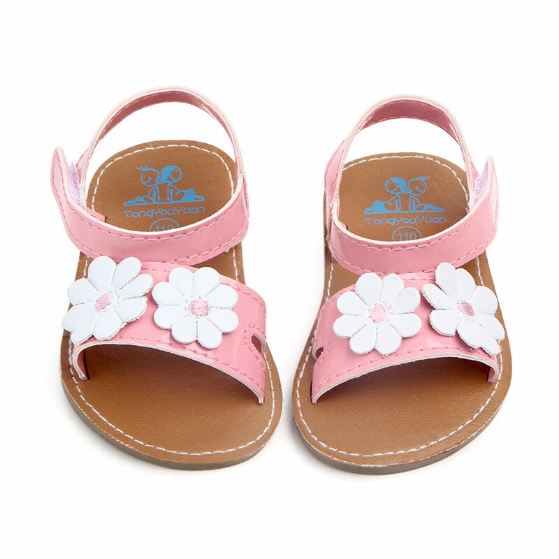 Zomer Meisje Sandalen Voor Baby Meisjes Footwear Сандалии Pasgeboren Pu Lederen Baby Schoenen Peuter Hard Rubberen Zool Kinderen Schoen