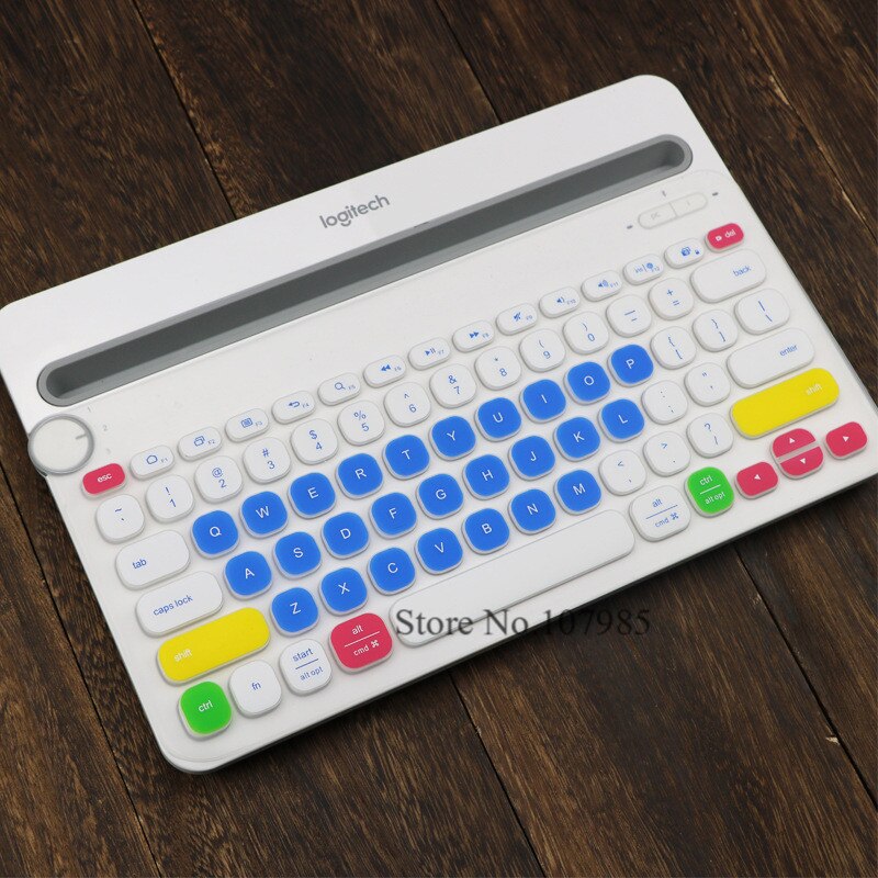 Tastatur Abdeckung Schutz Für Logitech K480 Bluetooth Multi-Gerät Tastatur Silikon Staubdicht kabellos Schreibtisch Staub haut Film