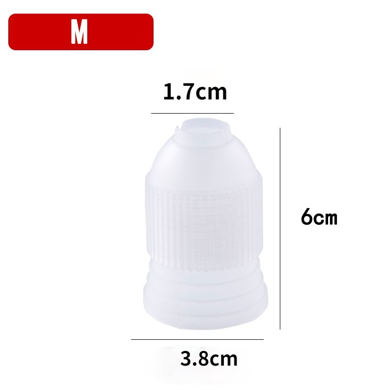 Plastic Decorating Mouth Converter Adapter Confectionery Pastry Tips Connector Nozzle Sets Cake Tools Baking Kitchen Tools: M