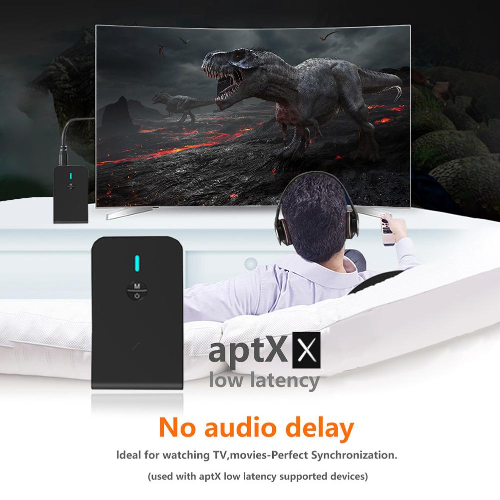 Durable Bluetooth Adapter Multi-function Bluetooth 5.0 Receiver Transmitter Adapter Support for A2DP AVRCP HFP SPP HID