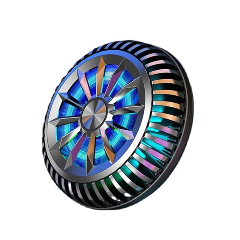 Magnetische Halfgeleider Mobiele Telefoon Platte Radiator Metalen Telefoon Cooling: Black