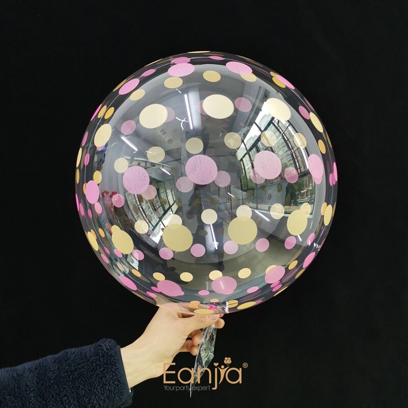 2 stk krystalbobleballon 18in farverig krystal boboballon til fødselsdagsfest bryllupsdekoration