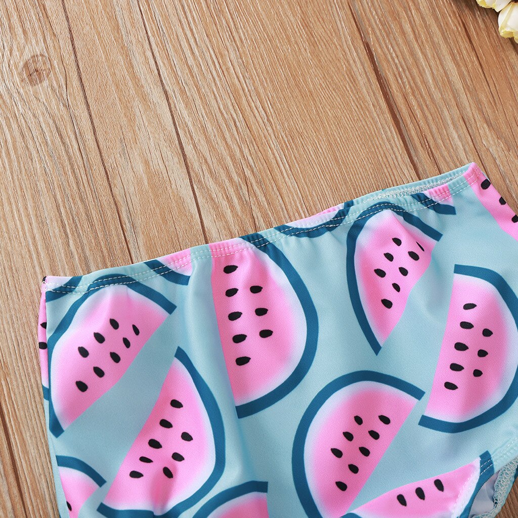 Watermelon Print Baby Swimwear Toddler Kids Girls Summer Swimwear Swimsuit Bikini Outfits Infant Bikini Toddler Girl Swimsuit