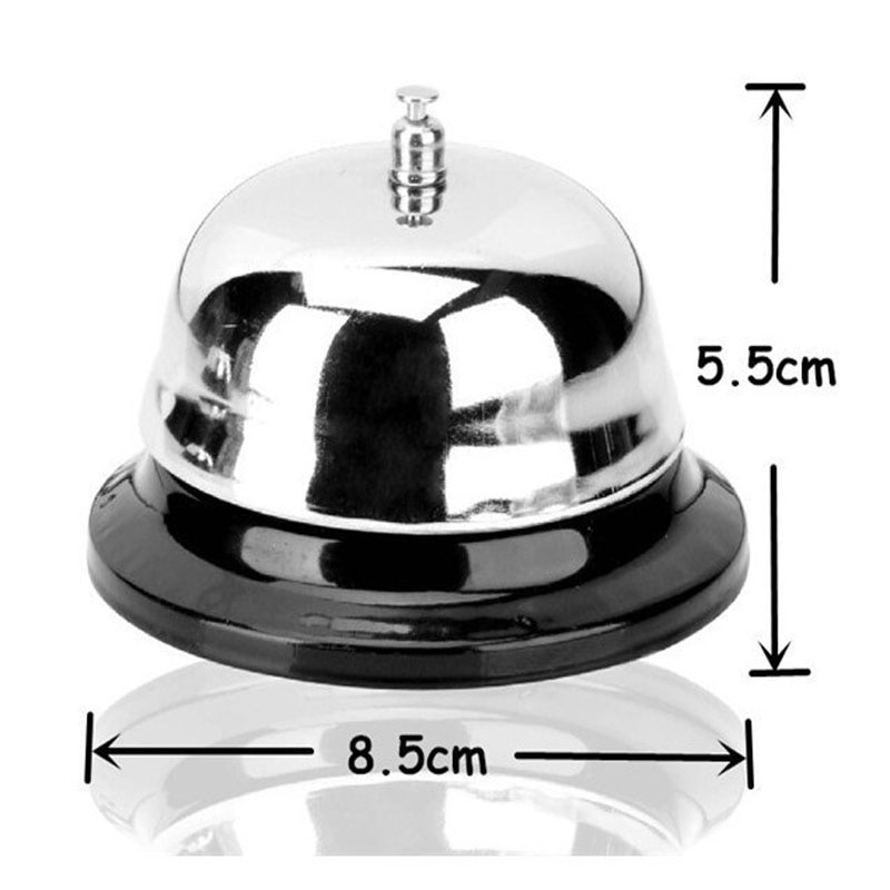1 Pcs Schreibtisch Küche Hotel Zähler Rezeption Restaurant Bar Ringer Anruf Glocke Service Ring 8,5 cm