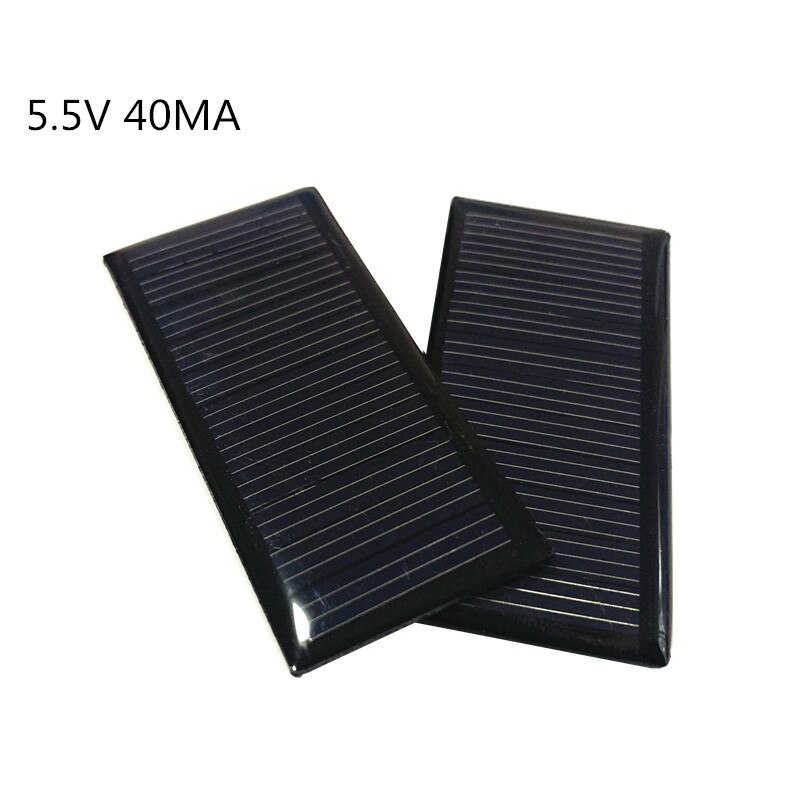Mini Poly Solar Panel 5V /5.5V 40MA for DIY Toy/Solar Lawn Light Sensor Lights/ Solar Flashlight 5.5V