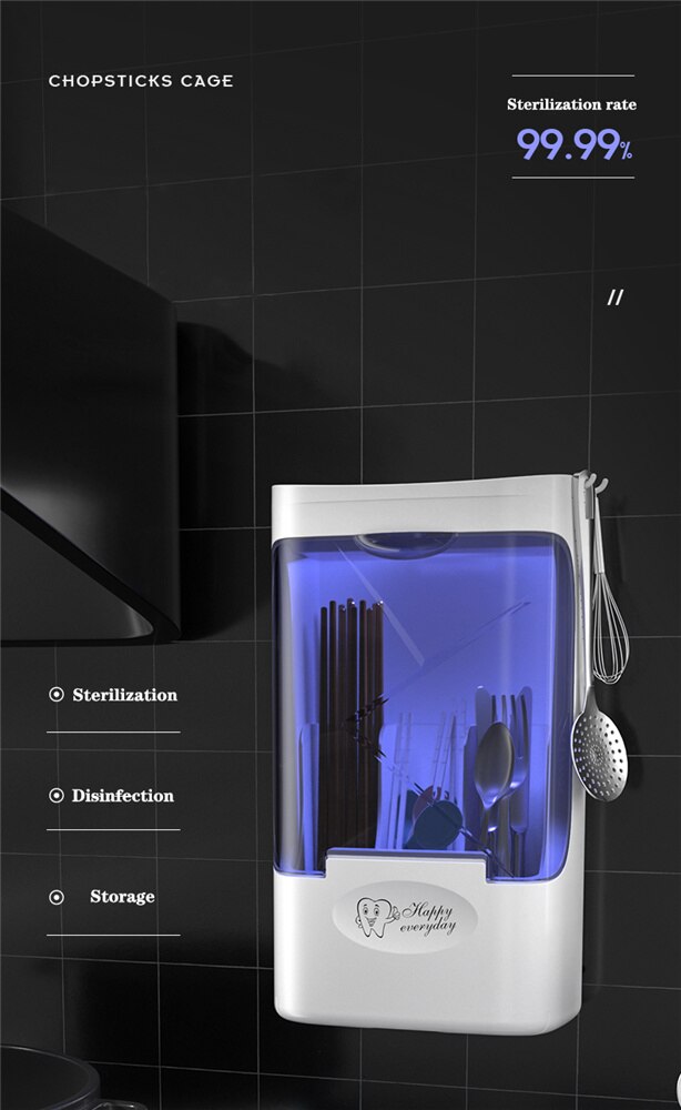 UVC Sterilizer Portable UV Sanitizer Box Disinfection Case Cleaner