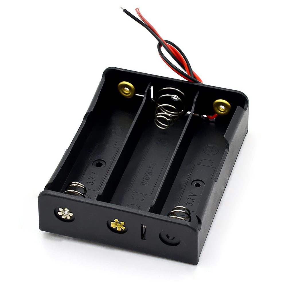 ALLOYSEED 18650 Power Bank Case 1X2X3X4X18650 Batterij Houder Opbergdoos 1 2 3 4 Slot 18650 Oplaadbare Batterijen Container: 5Pcs 1X18650