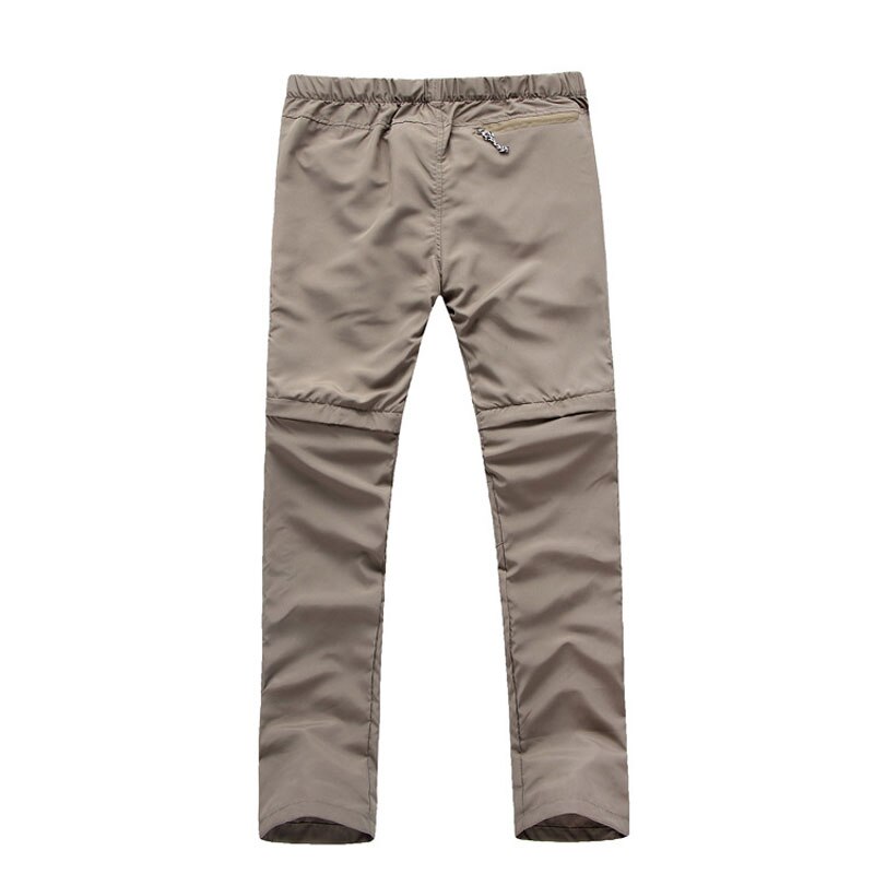 Outdoor sneldrogende Dunne Broek voor Mannen Vrouwen Ademend Afneembare Shorts W/Onzichtbare Zip Wandelen Vissen Zomer Herfst lange Broek