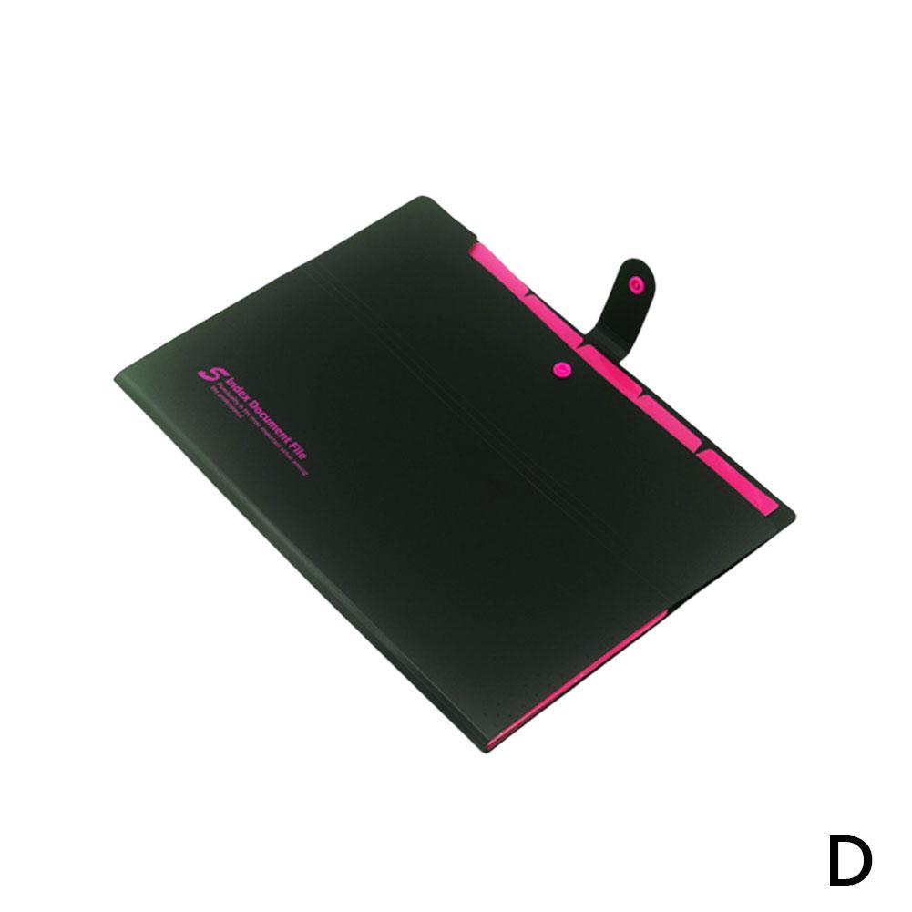 A4 Multi-layer Folder Student Organ Plastic Expanding File Bags Filing Document Bag Organizer Office School Supplies