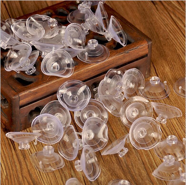 1/5/10/20Pcs 4cm Diameter Suction Cup Powerful Suction Cup Perforated Transparent Plastic Suction Cups