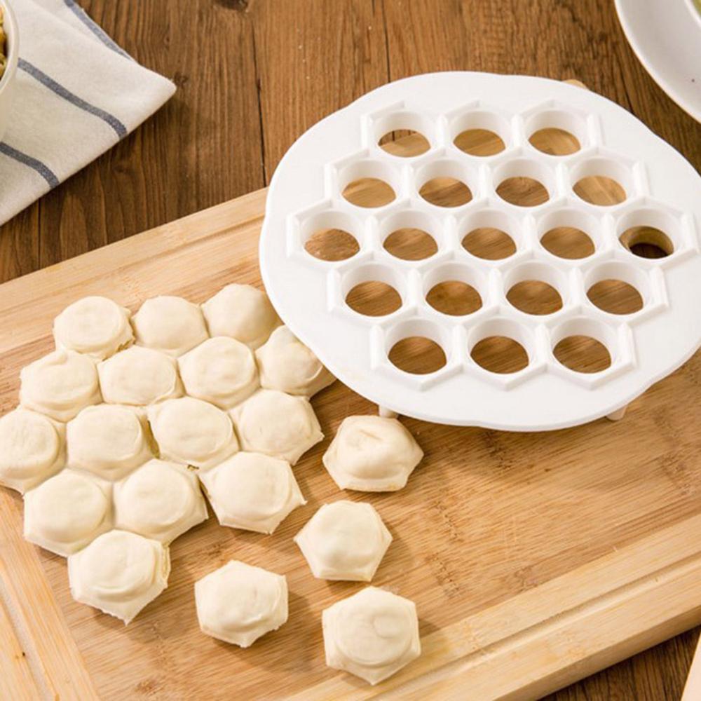 19 Gaten Knoedel Maker Plastic Dough Druk Ravioli Pelmeni Mold Russische Pelmeni Maker Dumplings Maken Mold