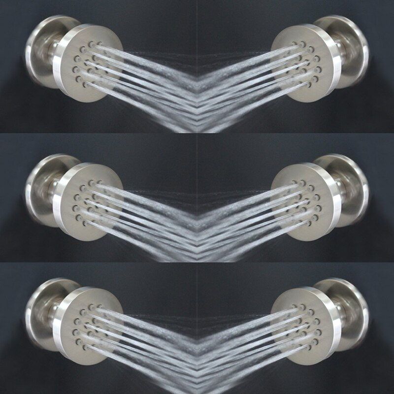 Household Round Body Sprays Jet Bathroom Shower Head Bathroom Supplies Shower Side Spray Massage Spa Shower Shower System
