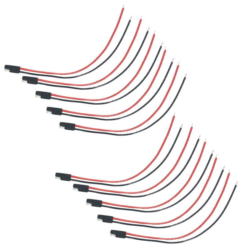 10Pcs Mobile Car Radio DC Power Cord Cable for Motorola GM300 GM950E SM50 M120 SM120 GM950I GM3188 GM3688: Default Title