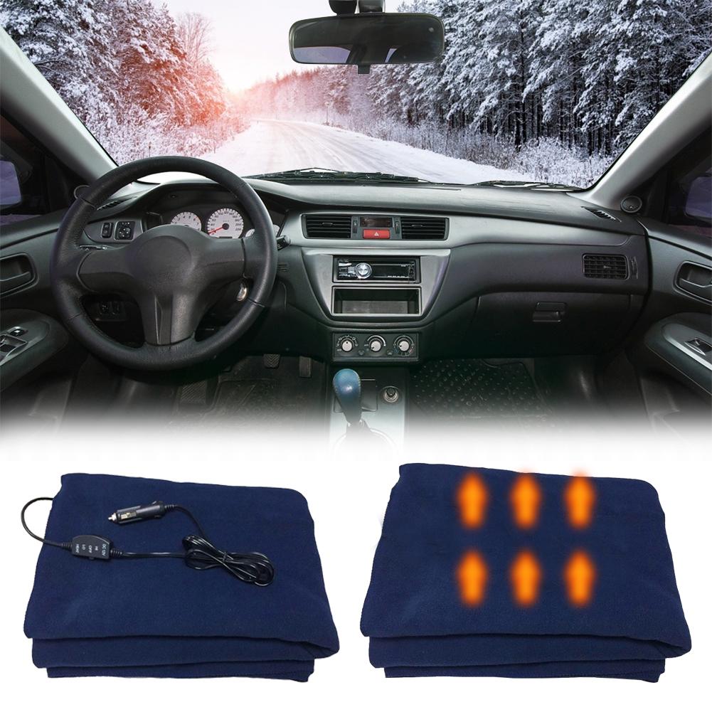 Auto Elektrische Deken 12V Verwarming Deken Energiebesparing Warm Elektrische Deken Voor Winter Warm145 * 110Cm Auto Verwarming deken
