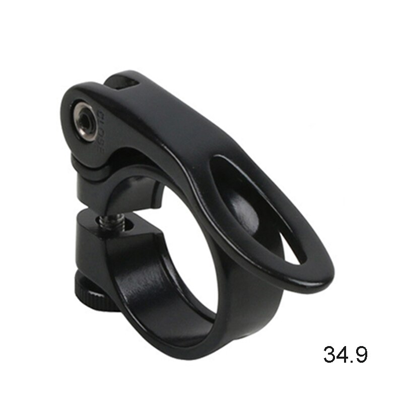 GUB-abrazadera para poste de asiento de bicicleta, de aleación de aluminio y liberación rápida, 28,6/31,8/34,9mm, abrazadera para asiento de bicicleta de montaña y de carretera: black  34.9