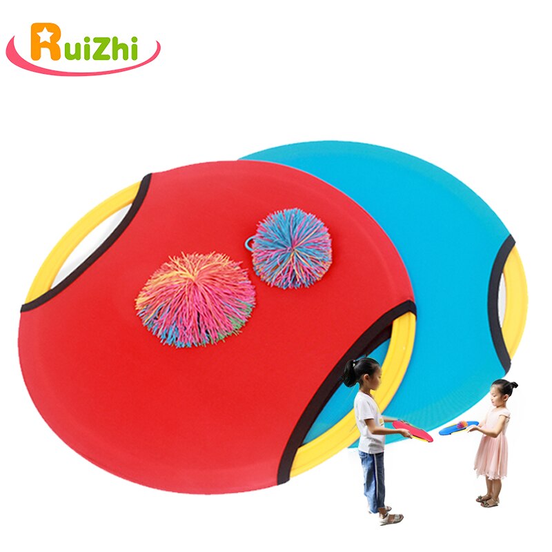 Ruizhi Children Bouncing Ball Elastic Ring Throw Catch Ball Outdoor Sports Game School Activities Beach Ball Kids Toys RZ1101