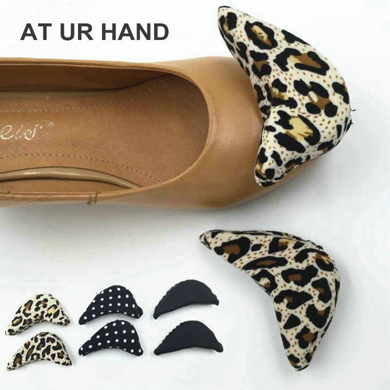 Esponja nueva puntera insertar punta macho almohadilla para mitad de la puntera Anti-dolor zapatos grandes zapatos de dedo del pie frente superior de zapatos de ajuste