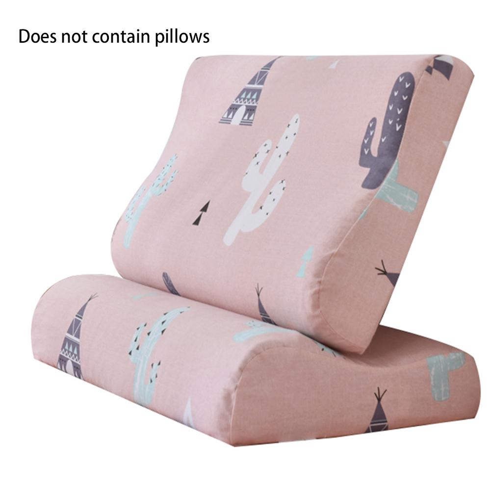 Cervicale Kussen Puur Natuurlijke Latex Thailand Gecorrigeerd Nek Slaap Kussen Bescherming Wervel Trage Rebound #4W: Pillowcase 002