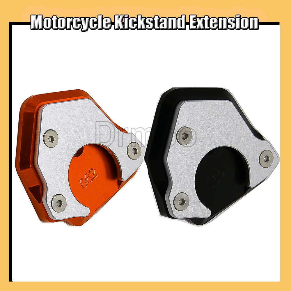 Motorcycle CNC Accessories Motorbike Side Stand Enlarge Extension Kickstand For KTM DUKE 125 200 390 RC125