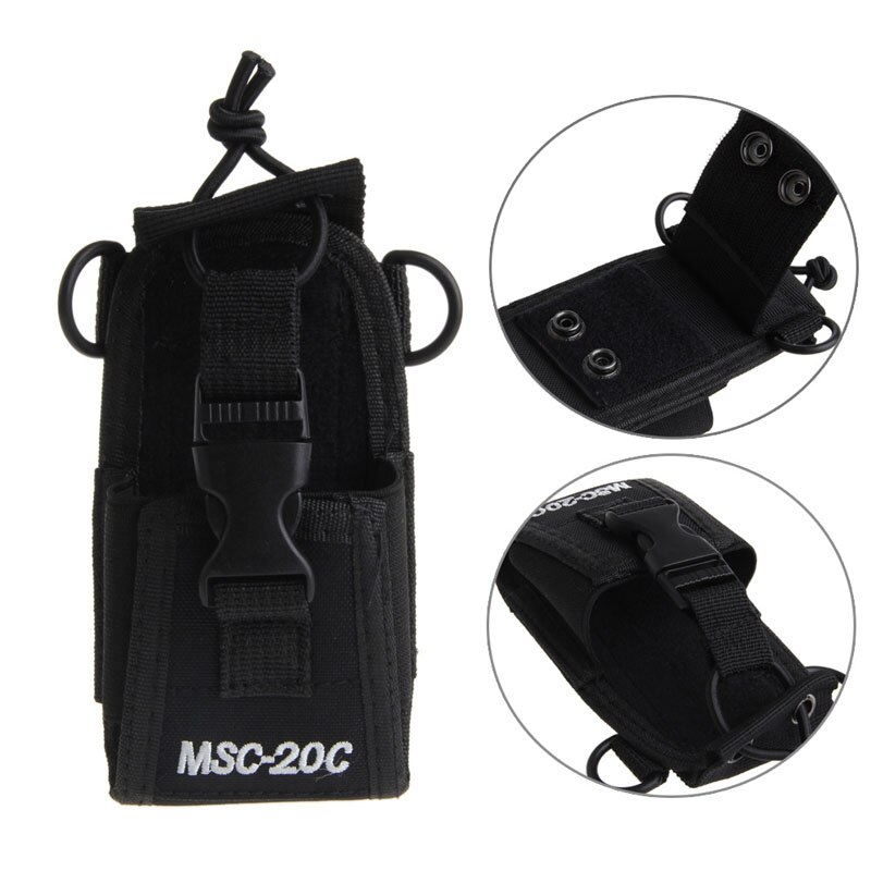 MSC-20C Nylon Radio Case Bag Holder Pouch For Baofeng UV-B5 UV82 UV8 D GT-3 UV5R