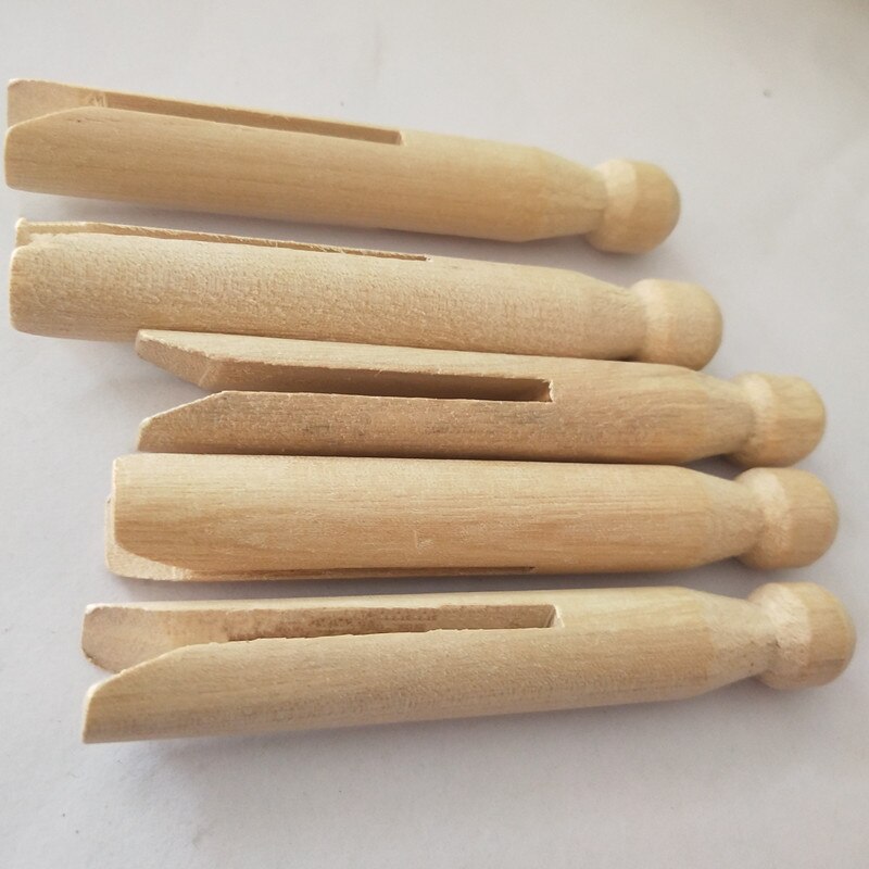 Hand Made Diy Huishoudelijke Decoratie Snack Zak Afdichting Clip Houten Handwerk Ornamenten