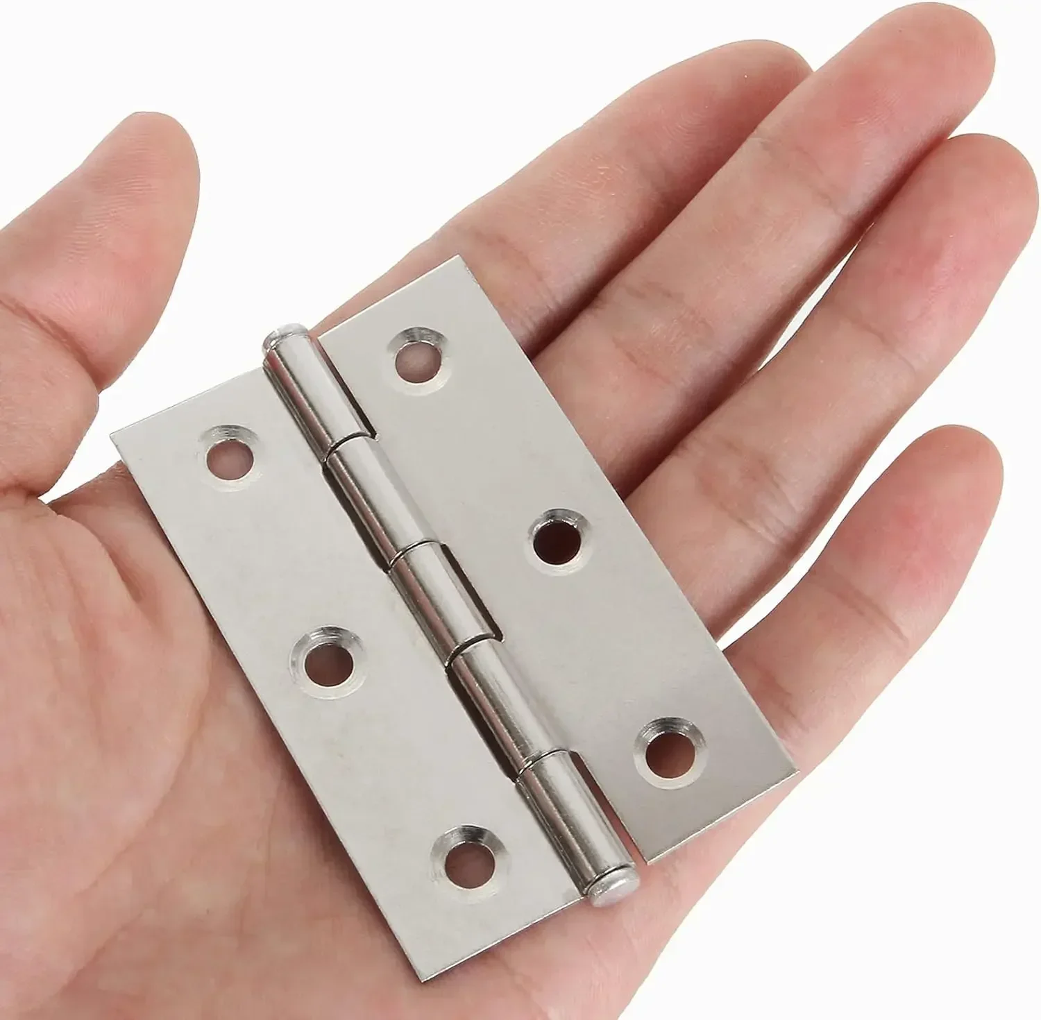1-4 Polegada dobradiças de porta universal conector de aço inoxidável móveis gaveta armário montagem dobradiça portas de casa acessórios de ferragem