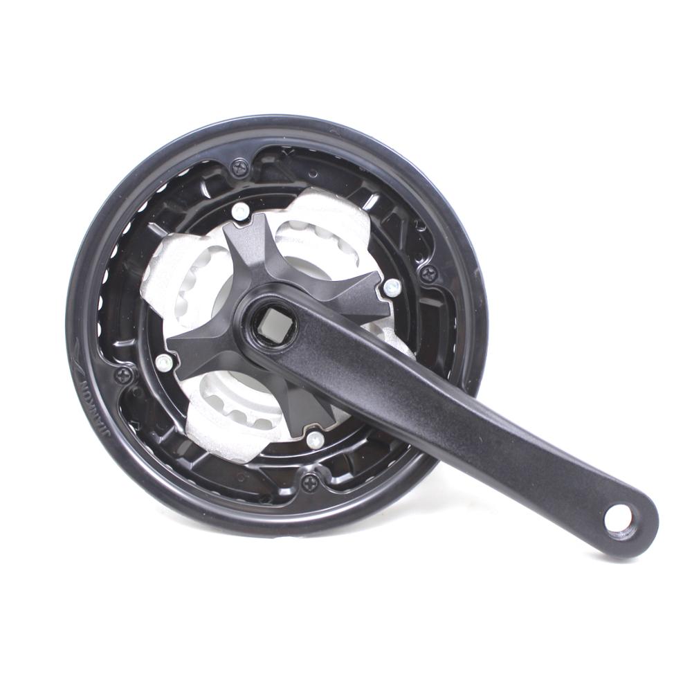 42-34-24T 7/8/9 velocidad platos y bielas de bicicleta de montaña velocidad variable biela de bicicleta set 170mm aleación de aluminio manivela cuadrado agujero piñón bicicleta parte