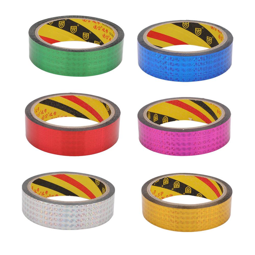 Warning Tape 25mm Decoration Office Sticky Paper Marking Tape Multifunctional 6 Color Stationery Protection Decorative Tape