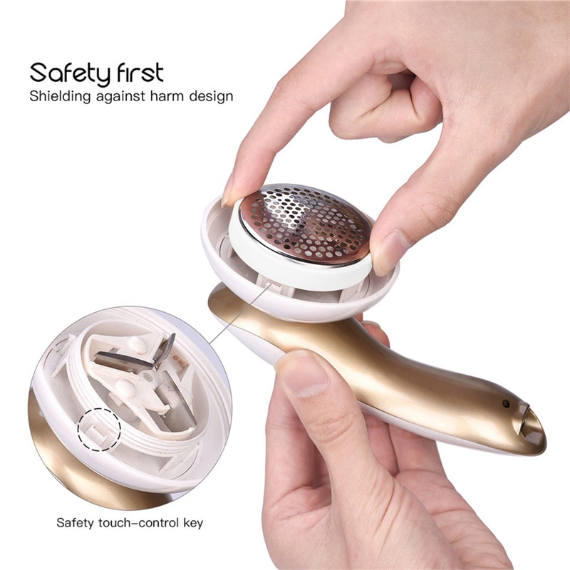 Przenośne elektryczne golarka robić ubrań bezprzewodowy trymer robić włosów na swetry dywany zasłony odzież kędziory golarki ostrze 45