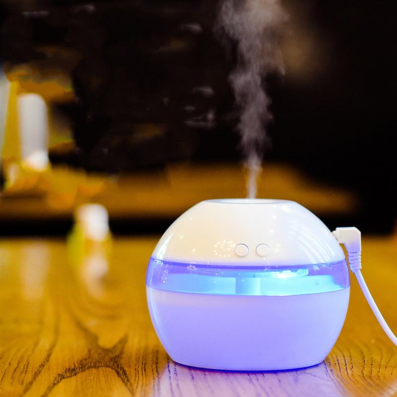 Humidificador de carga USB de decoración del hogar Mini difusor de Aroma silencioso purificador de aire portátil humidificador de niebla blanco A4