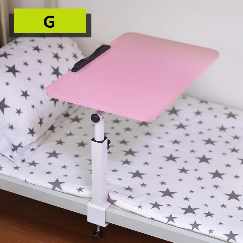 High carbon steel skeleton laptop desk home laptop stand bedside small side table children's study table coffee tables: G