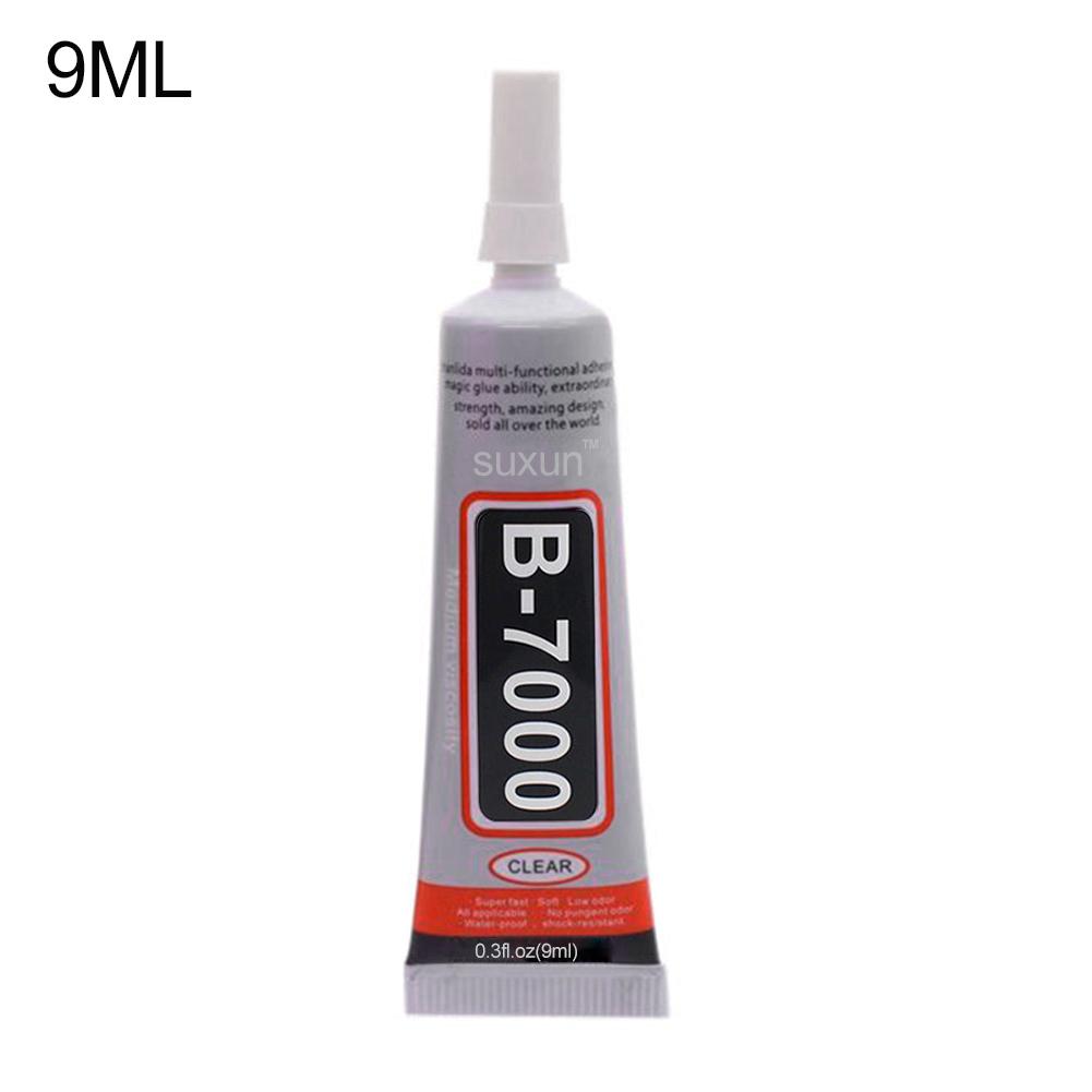 B-7000 Festigkeit Kleber Telefon Bildschirm Reparatur Klebstoff Elektronische Komponenten Kleber DIY Schmuck Strass EinfüGen Klebstoff Mit Stift: 9ML
