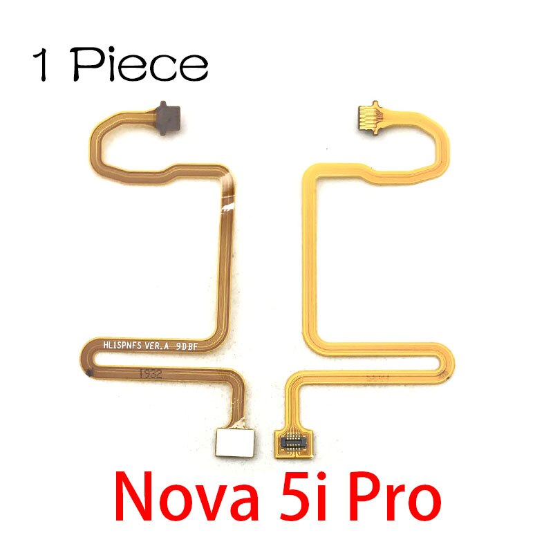 For Huawei Nova 3 3i 4 4e 5 5i Pro P10 P20 Pro P30 Lite Home Button Fingerprint Touch Id Sensor Connector Flex Cable: Nova 5i Pro
