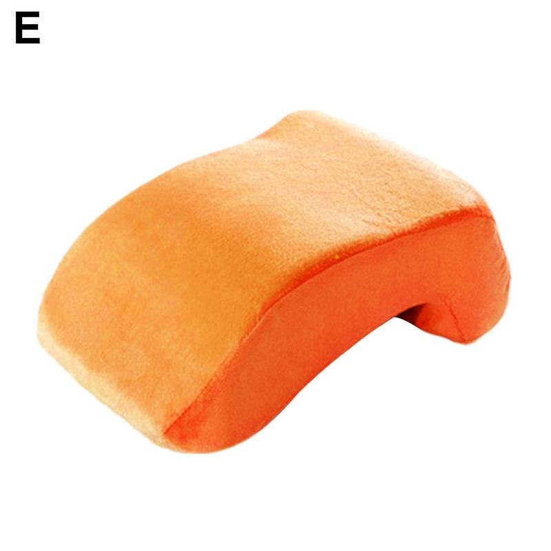 Nap Sleeping Pillow Cushion Slow Rebound Pressure Nap Pillow,Memory Foam Arched Arm Pillow, Prevent Hand Numb Anti Pressure: E