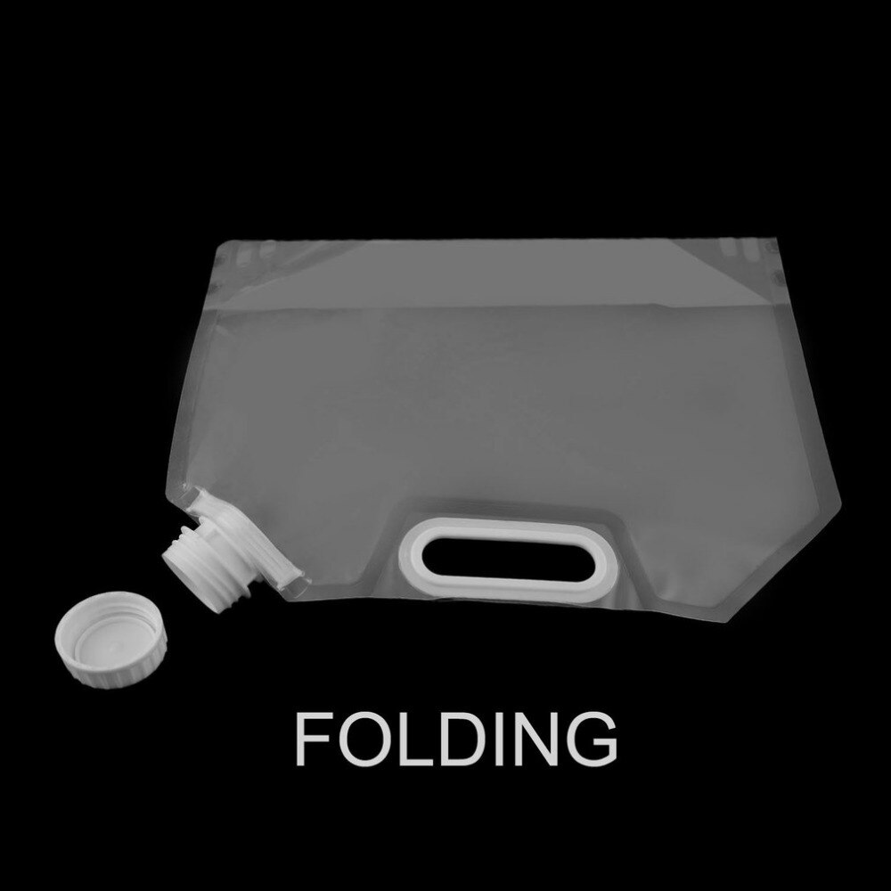 5L Protable Folding Water Storage Bag Emergency Liquid Storage Water Bag Camping Collapsible Liquids Container