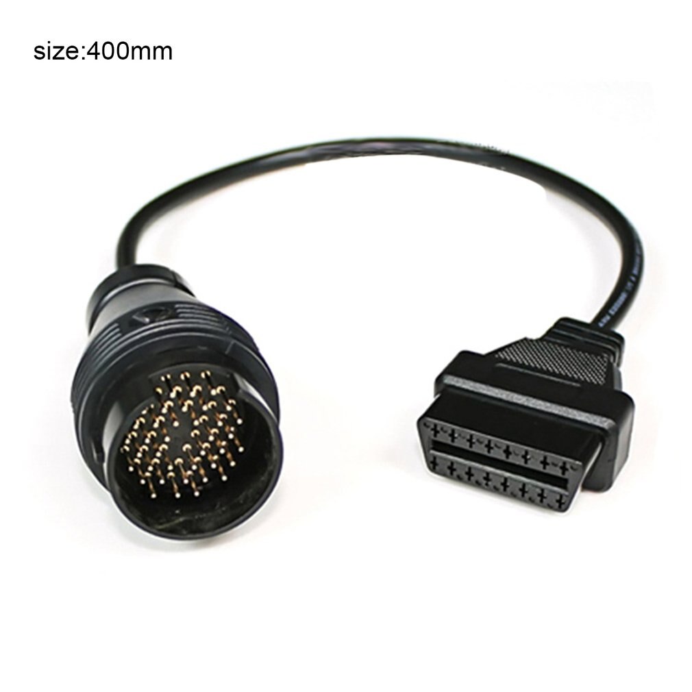 38 polet bil diagnostik stik kabel til benz 38 pin mandlige  to 16 pin hun obd 2 obdii stik adapter diagnostik værktøj