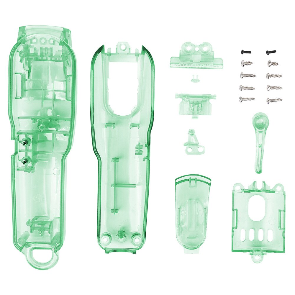 8 pièces/ensemble 8 couleurs Transparent Modification électrique tondeuse combinaison électrique tondeuse ensemble de coquille pour WAHL 8148/8591 G0923: Green