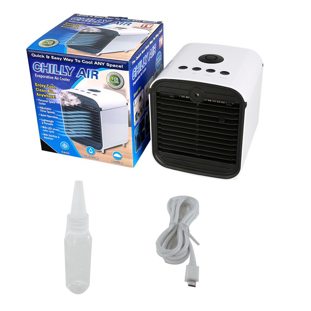Colorful Humidifier Air Purifier Air Cooler Mini Fans Personal Space Air Conditioner Device